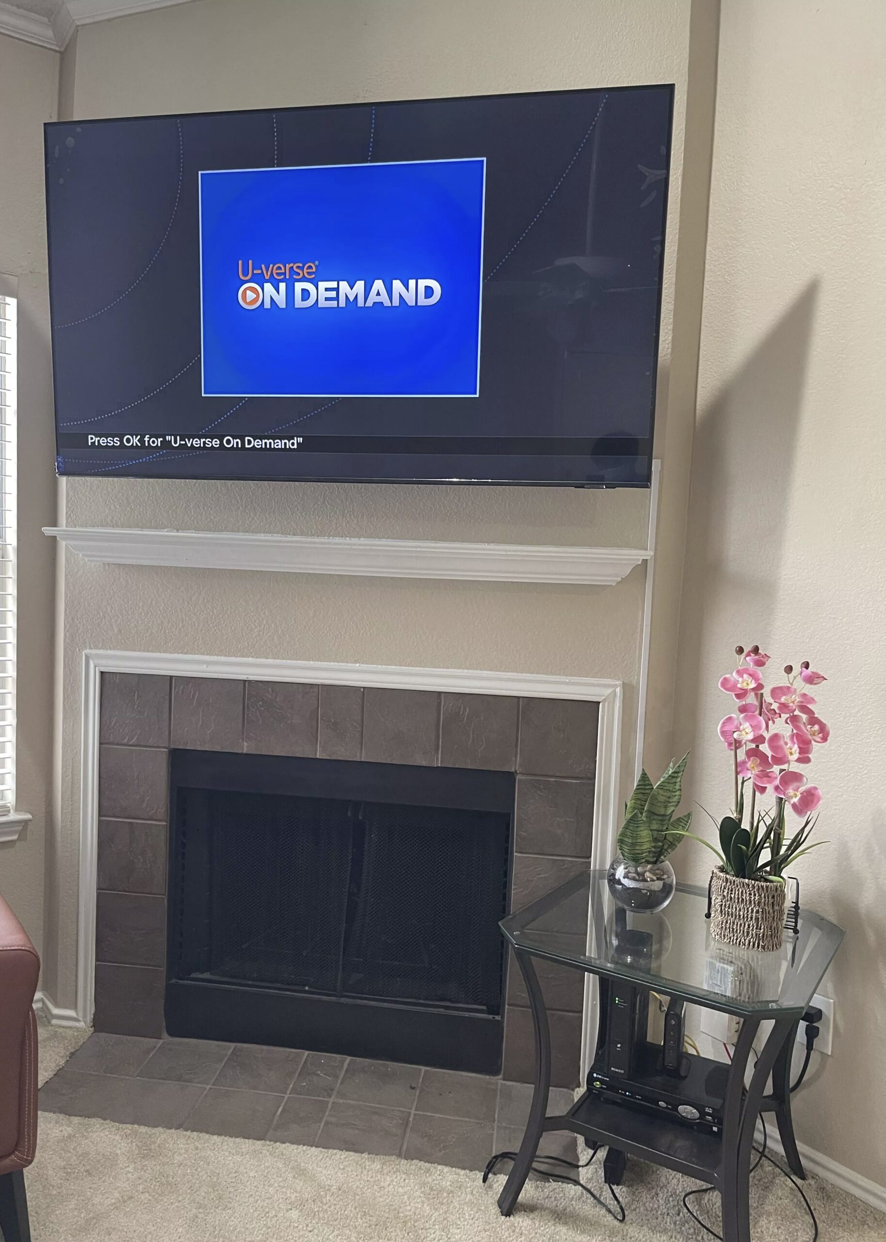Fireplace TV Mounting Service